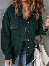 Women's Casual Solid Long Sleeve Shirt, Spring Autumn